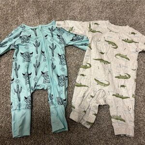 Bodysuit Set with Animal Designs